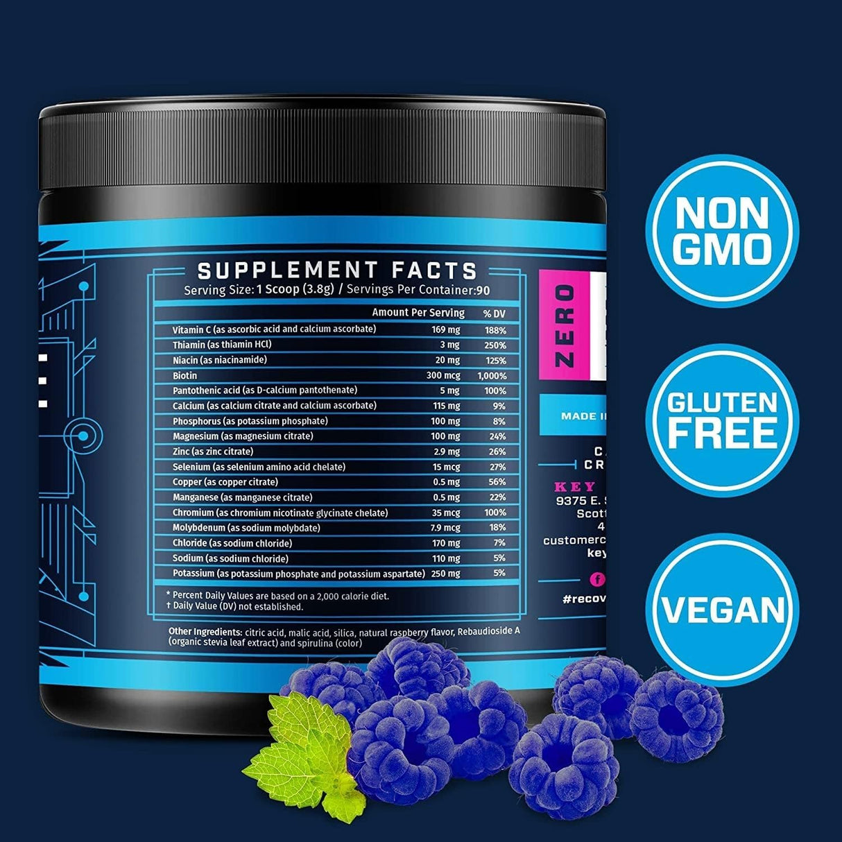 Multivitamin en Polvo Electrolytes - Sin Azúcar - 90 Porciones