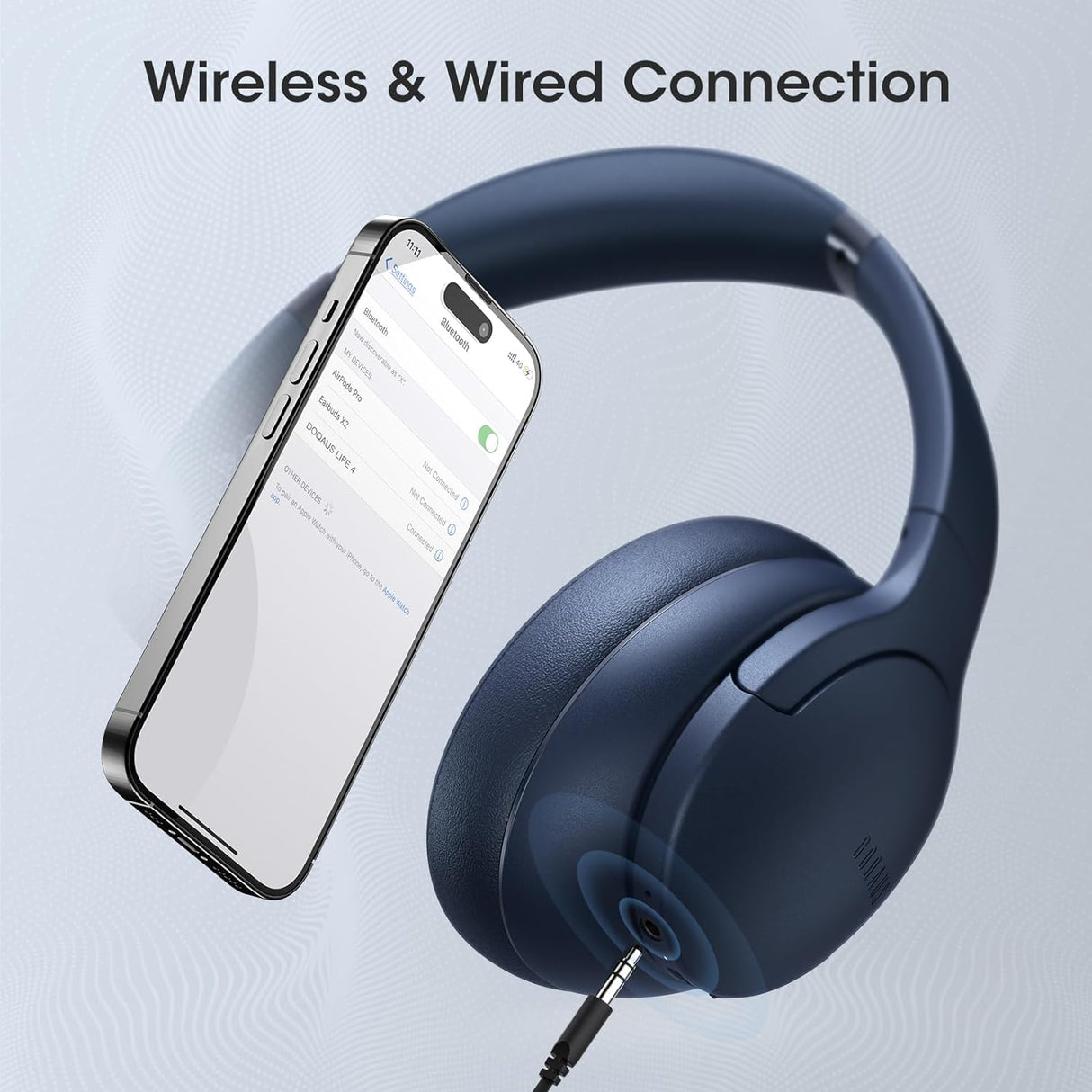 Auriculares Bluetooth In-Ear, 90H Autonomía, Sonido HiFi