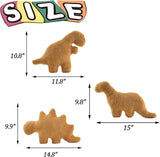 Set de 3 Cojines de Nugget Dino, Regalo Divertido Infantil