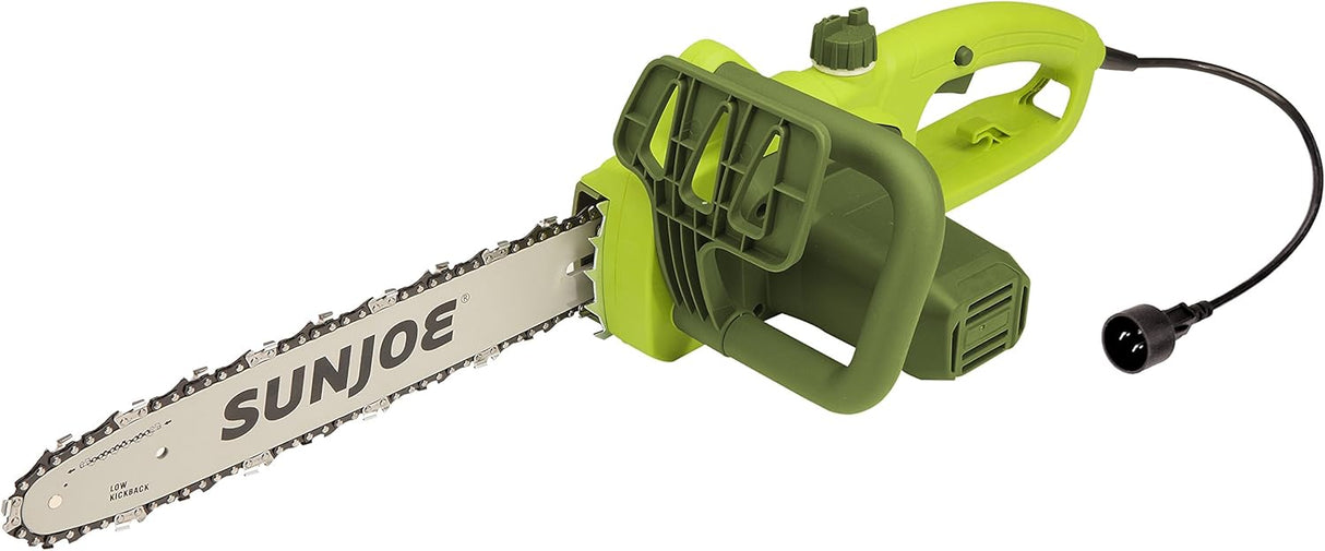 Motosierra eléctrica de mano de 14 pulgadas y 9 amperios