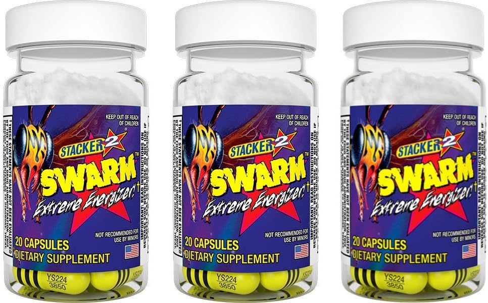 Suplemento Extreme Energizer 20 cápsulas (paquete de 3)