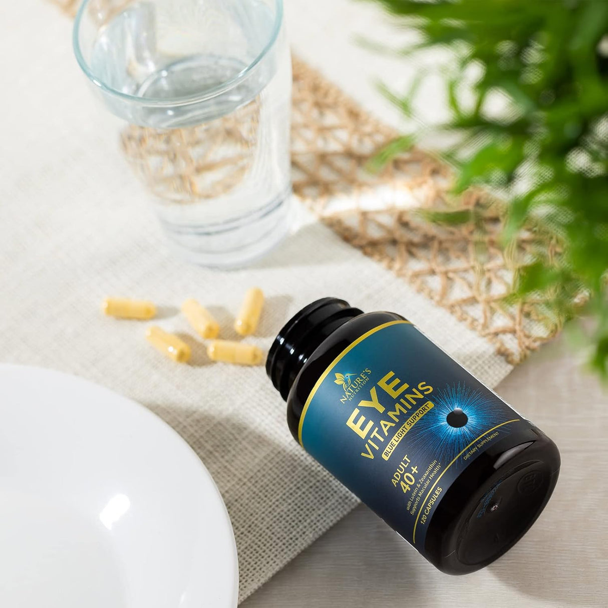 Suplementos Vitaminas para los ojos  contiene luteína 120u