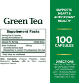 Suplemento extracto de té verde 100 und