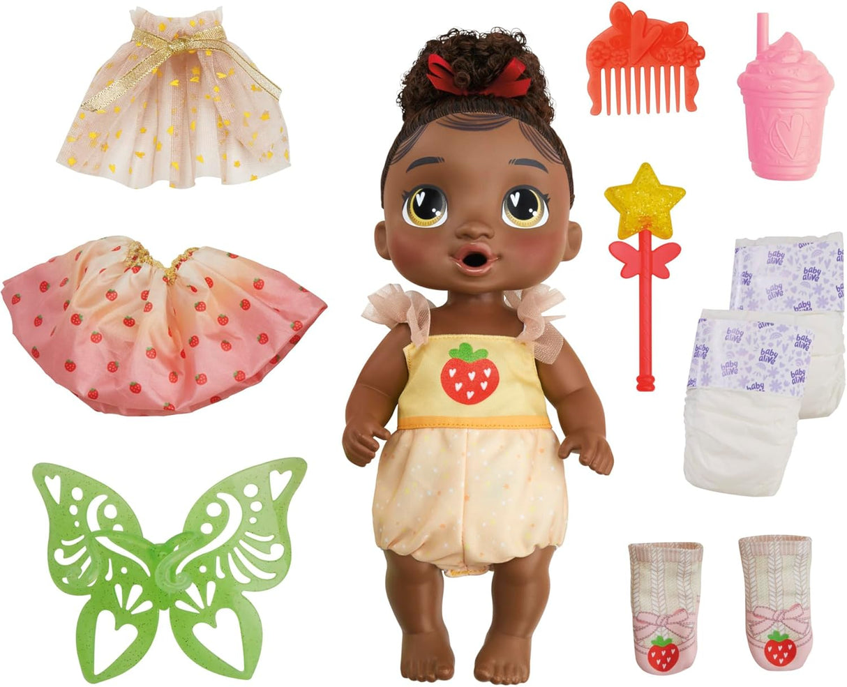 BabyAlive Fairy Fashions Berry Boo Muñeca, Accesorios, 11 Pulg, Amazon