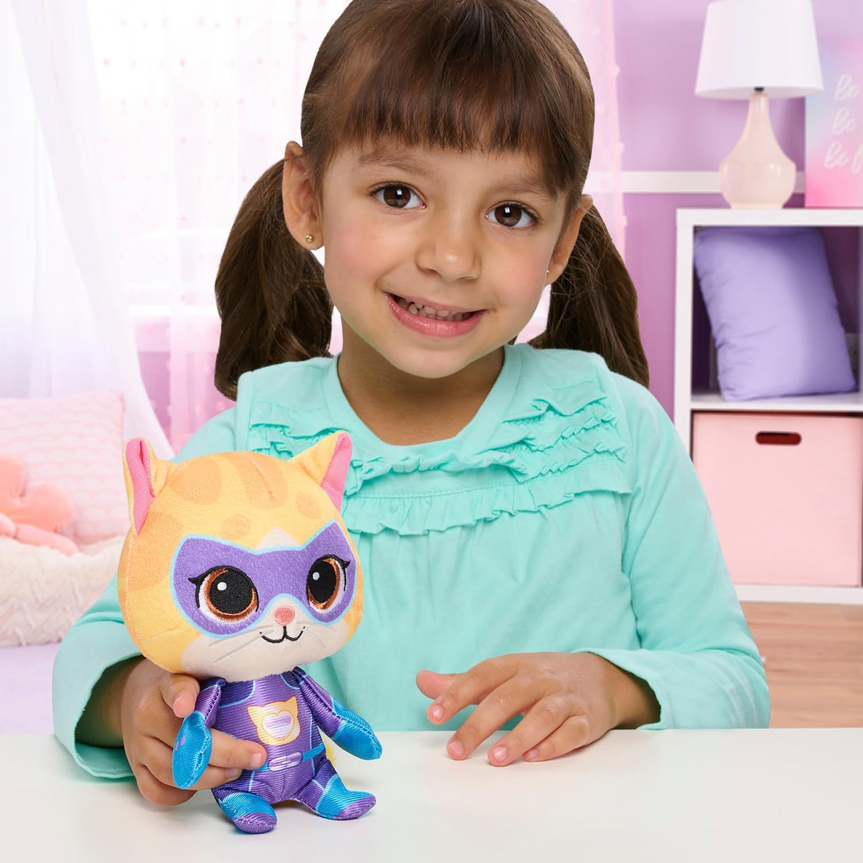Peluche SuperKitties Sparks de Just Play, 7 pulgadas, niño 2+