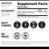 Zinc Orgánico 25mg | Suplemento Natural, Vegano, Antioxidante, 60 Servs