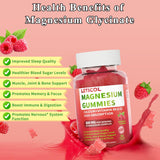 Gomitas de Magnesio Glycinate 800mg sin azúcar, Calma y Sueño