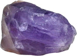 2 piezas de cristales crudos de amatista y piedras curativas