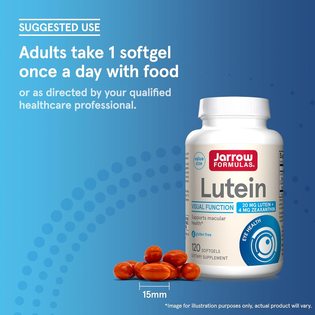 Suplemento de luteína  softgels  de Jarrow Formulas