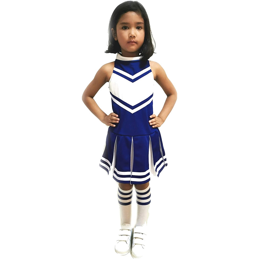 Disfraces de animadora azul talla XXL