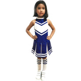 Disfraces de animadora azul talla XXL