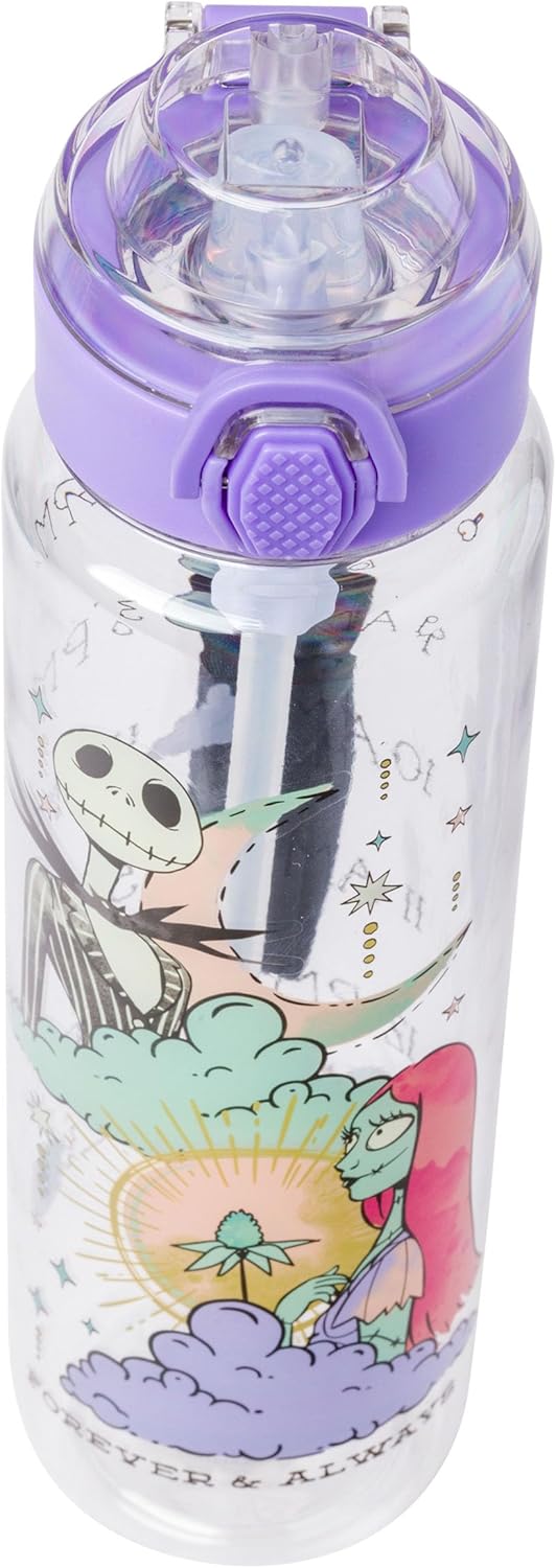 Botella de agua 33 oz con tapa, Silver Buffalo, Nightmare Before Christmas