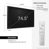 Televisor QLED 75 Samsung, 4K, Exterior, Modelo QN75LST7TAF