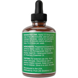 Aceite para el crecimiento del cabello de menta 1oz