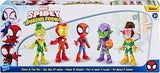 Figuras de Acción Spidey, Marvel, 5 Piezas, 4 Pulgadas, Exclusivo