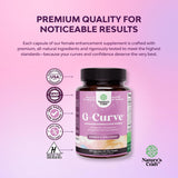 G-Curve Suplemento para aumento de busto y glúteos, 120 cápsulas