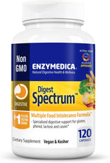 Suplementos Alimenticios enzimas  alimentarias 120 cápsulas