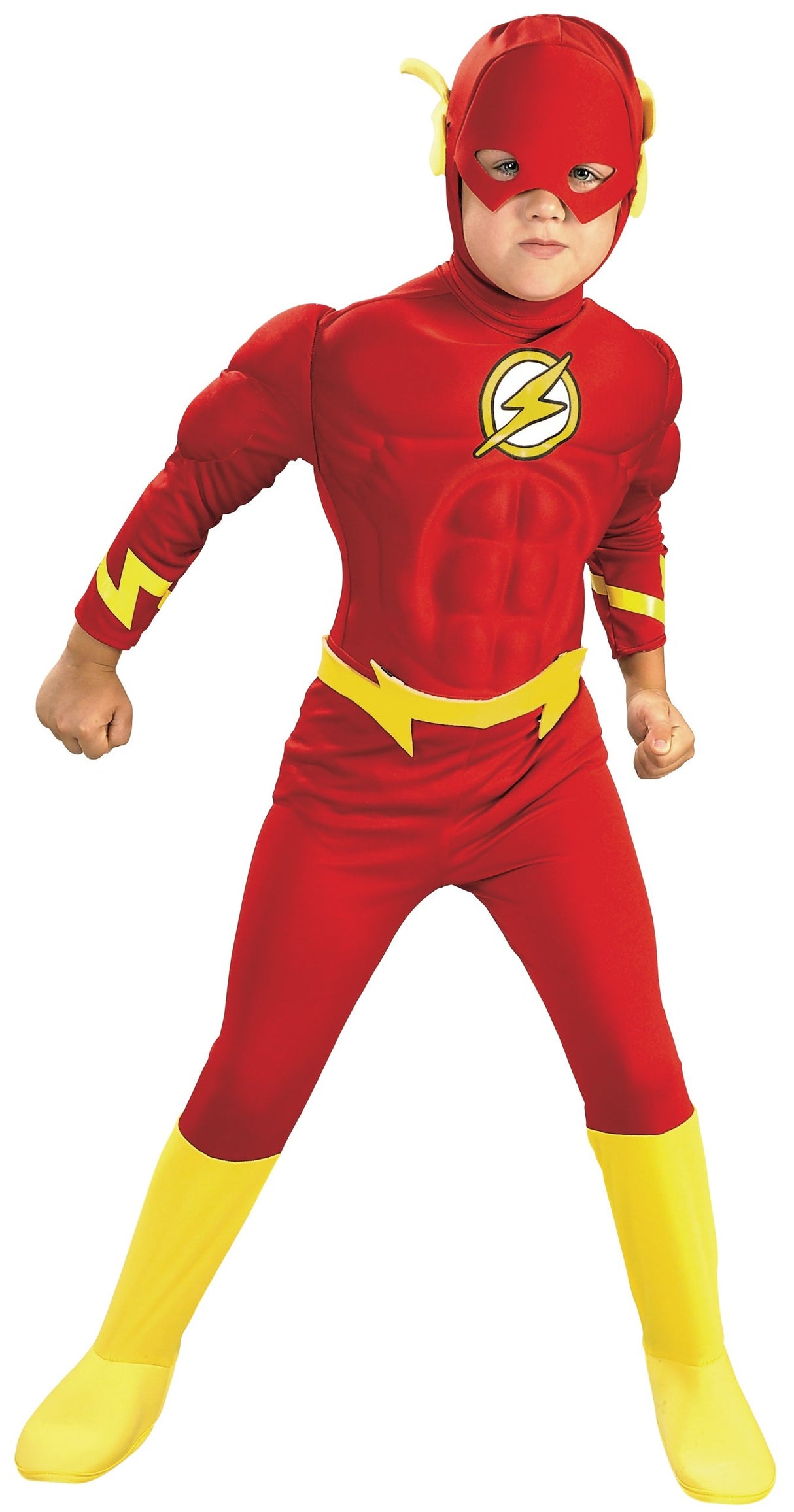 Rubies DC Comics Deluxe Muscle Chest The Flash Costume