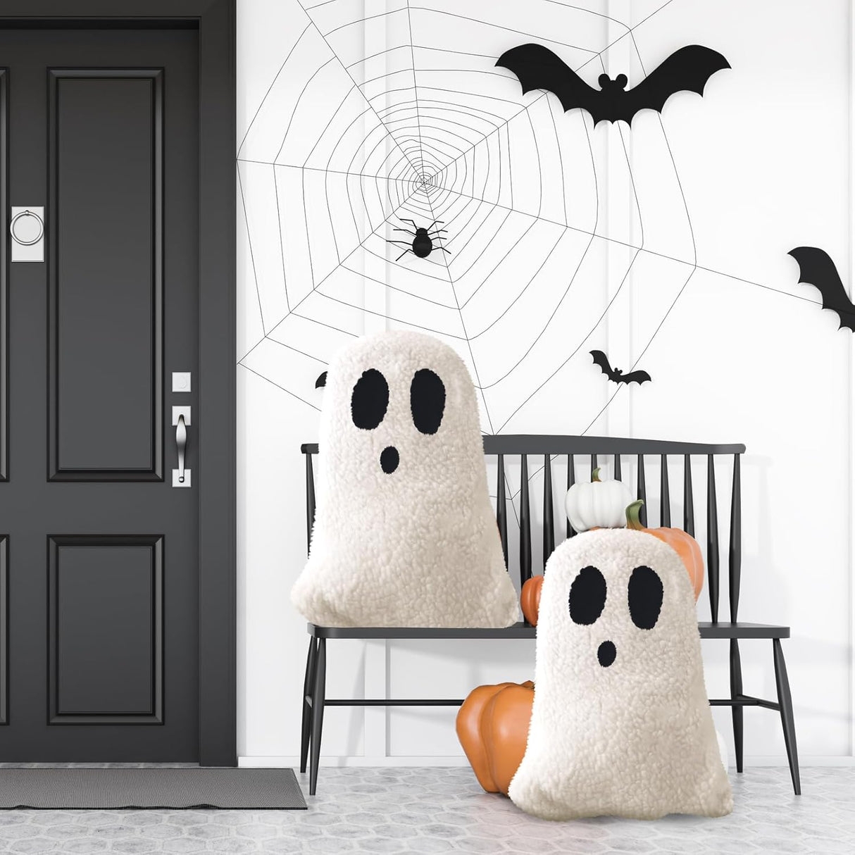 Cojines Decorativos Halloween Kigley 2 Pcs, 11.81 x 7.87 Pulgadas