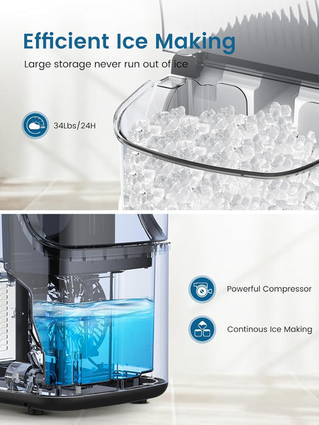 Máquina de cubitos de hielos masticables Z5815NB COWSAR