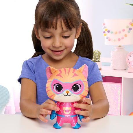 Peluche SuperKitties Ginny, Juguete Disney Junior, 7 pulgadas