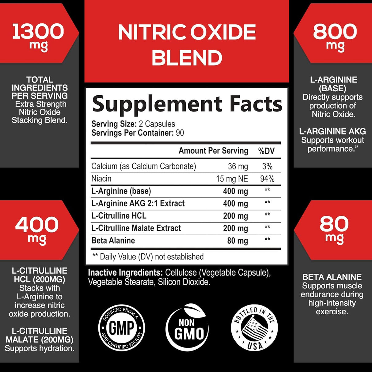Suplementos Alimenticiosde óxido nítrico extra fuerte