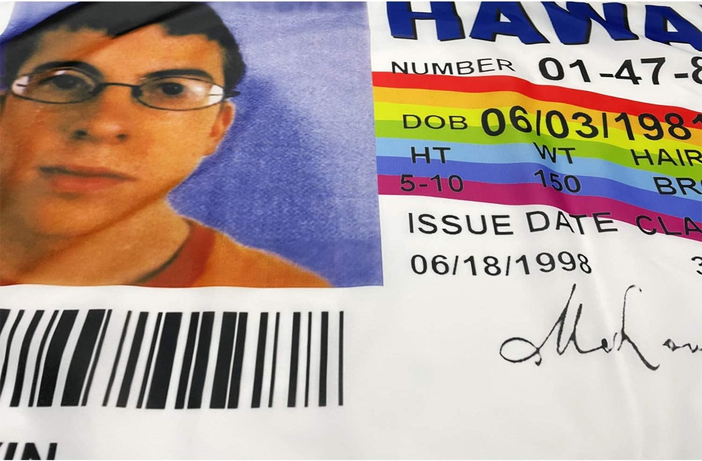 Bandera Identificación McLovin 3×5 FT con 4 Ojales de Latón