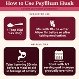 Polvo de Cáscara de Psyllium Orgánico, Suplemento de Fibra - 12