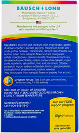 Vitaminas para los ojos Bausch & Lomb, 100 geles suaves, 2 pack