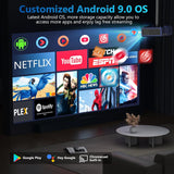 Proyector 4K XNoogo, 1300ANSI, WiFi6, Bluetooth, Auto Keystone