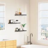 Estantes Flotantes Pared, Juego de 3, 16 para Decoración