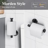 Soporte de pared para papel higiénico, resistente y redondo