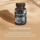Organifi Magnesio Glicinato para Huesos y Músculos, 60 cápsulas