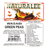 Guisantes Wasabi Naturalee 2 lb - Snack Vegano, Alto en Fibra