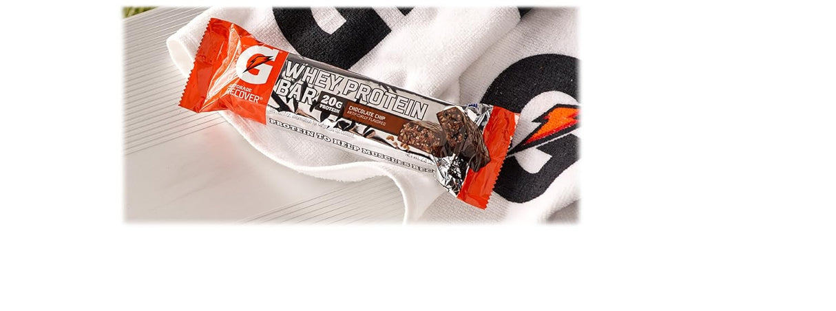 Barras de proteína de suero para recuperación atlética