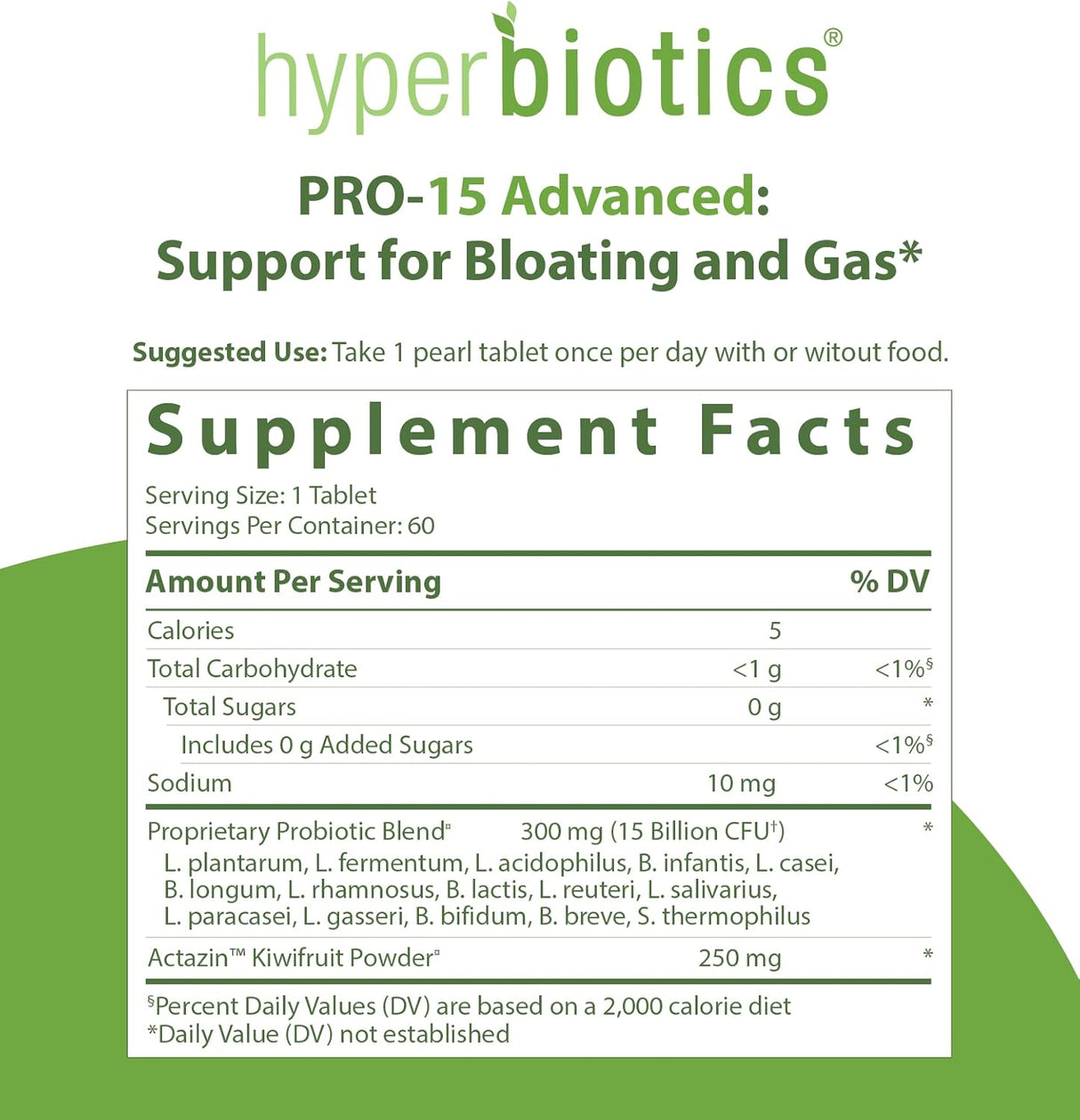 Suplementos Fuerza Probiotios  con extracto de Kiwi  60 und