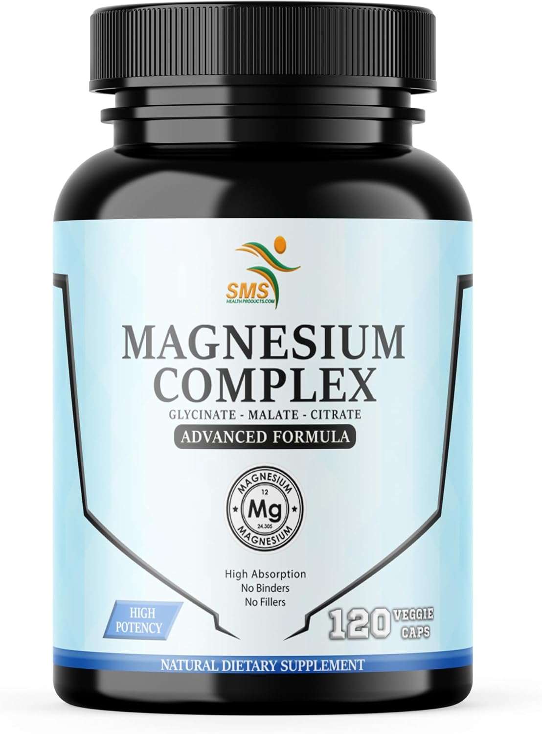 Complejo de Magnesio | Alta Absorción | 120 Cápsulas