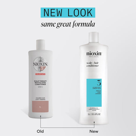 Acondicionador Engrosador para Cabello Dañado y Fino - Sistema 3