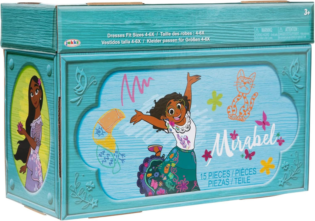 2 disfraces de Mirabel e Isabella en poliéster talla 4-6