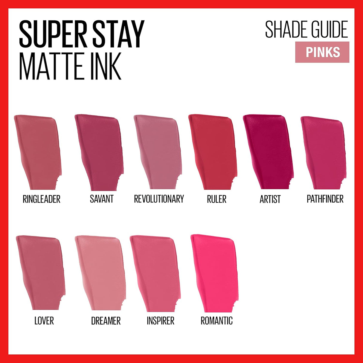Brillos Labiales de tinta mate rojo