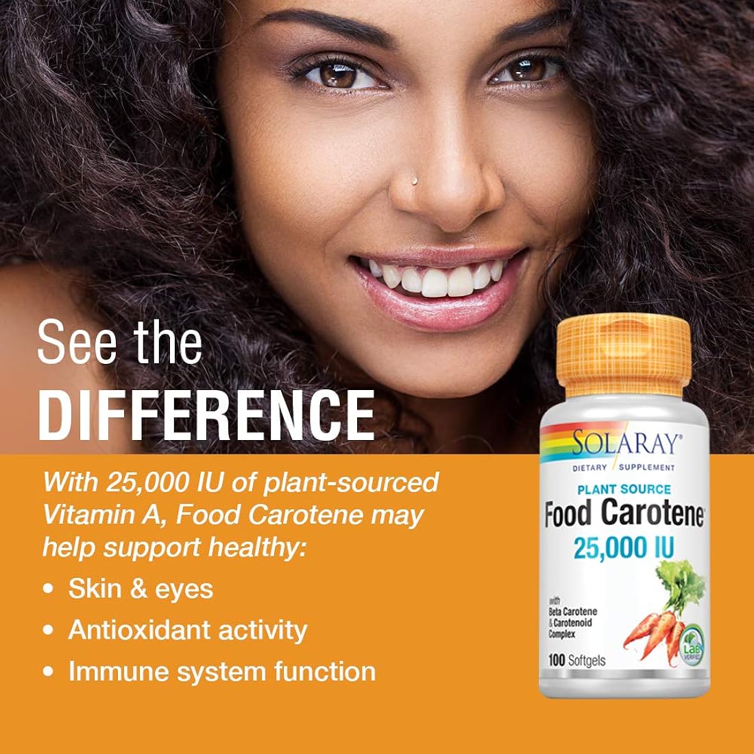 Suplementos Alimenticios vitamina A como beta caroteno