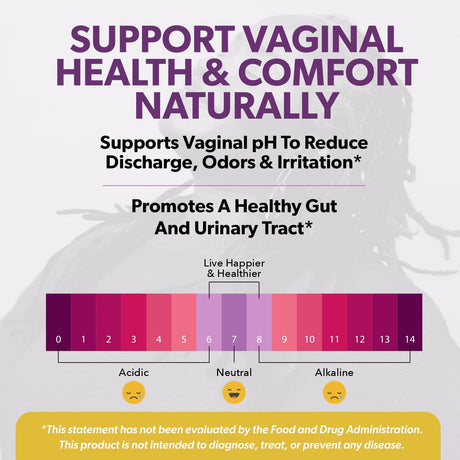 Probióticos vaginales completos para mujeres, con arándano