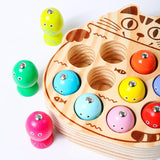 Juego de Pesca Magnético Montessori, Habilidades Motoras, 1-3 Años