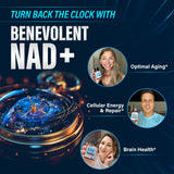 Suplemento NAD+ Benevolent 1050mg – Alta Absorción y Energía