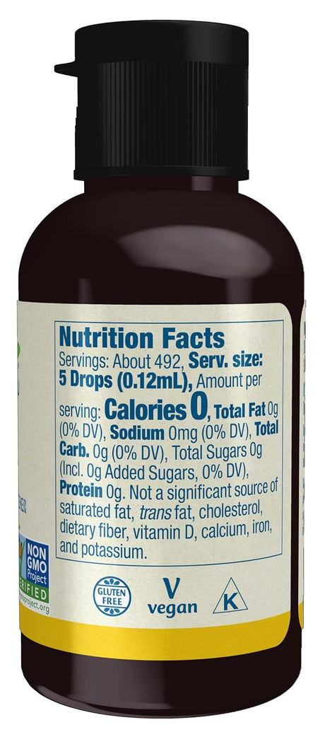 Stevia Líquido Mejor, NOW Foods, Sin Calorías, 2 oz