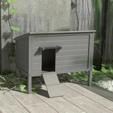 Casa para Gatos Exterior WAYTRIM, Aislada y Resistente, 34.5 L