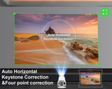 Proyector Mini 4K 1080P WiFi6 Bluetooth Android 11, Portátil