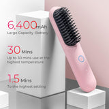 Cepillo alisador de pelo inalámbrico alisador para mujeres