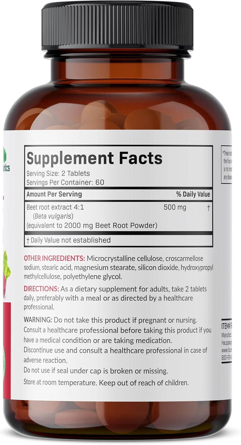 Futurebiotics Beet Root Extra Fuerte, 120 Tabletas Vegetarianas