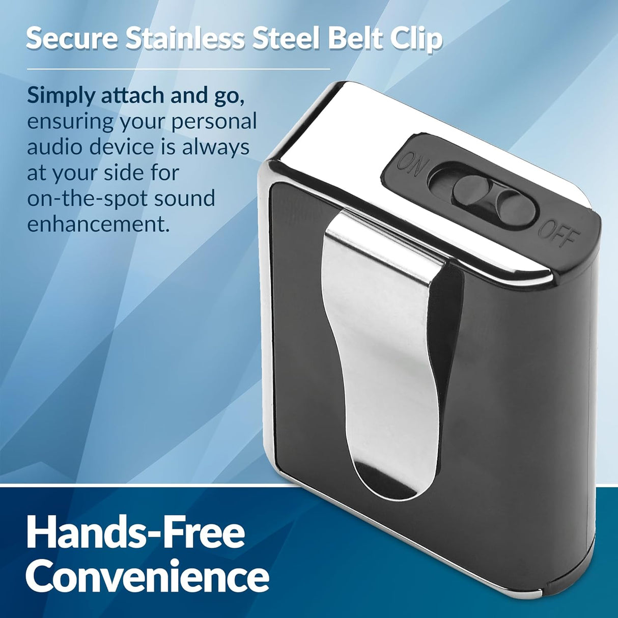 Amplificadores de Sonido Personales - 50dB, Alcance de 100 Pies